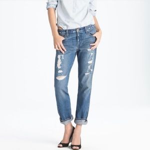 J.Crew Vintage Straight Distressed Jean